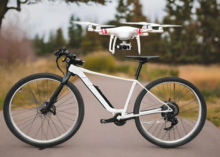 Drones para la Fotografía de Bicicletas